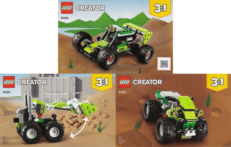 BrickLink - Set 31123-1 : LEGO Off-road Buggy [Creator:Model:Race 