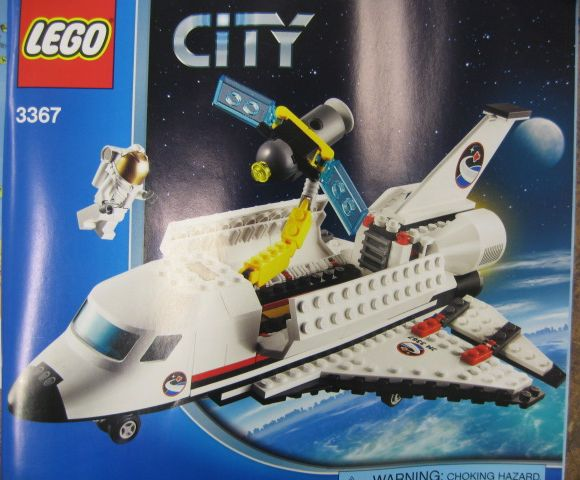 City Space Space Shuttle STICKER SHEET LEGO 3367 