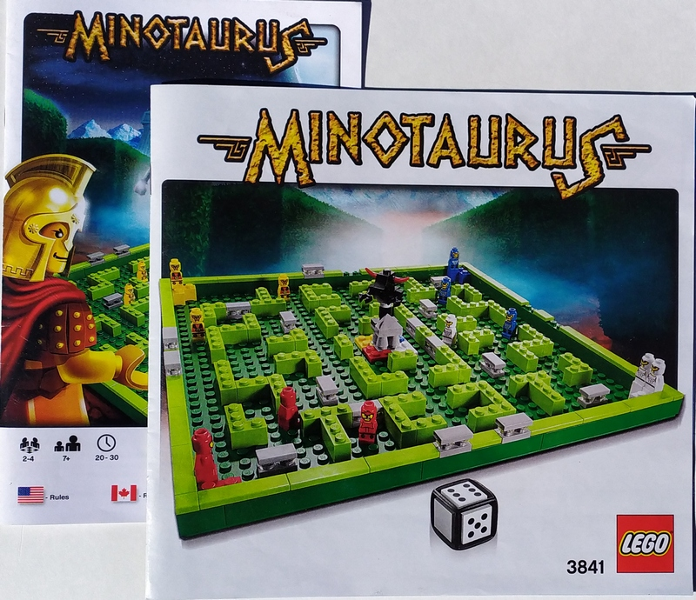 LEGO 3841 Spiel Würfelspiel Minotaurus 