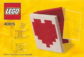 Heart Book polybag : Set 40015-1 | BrickLink