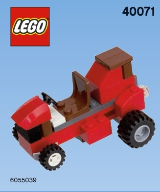 Monthly Mini Model Build Set - 2013 11 November, Lawnmower/Tractor polybag