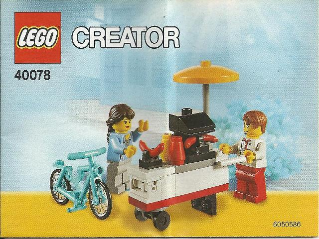 Hot Dog Cart polybag : Set 40078-1 | BrickLink