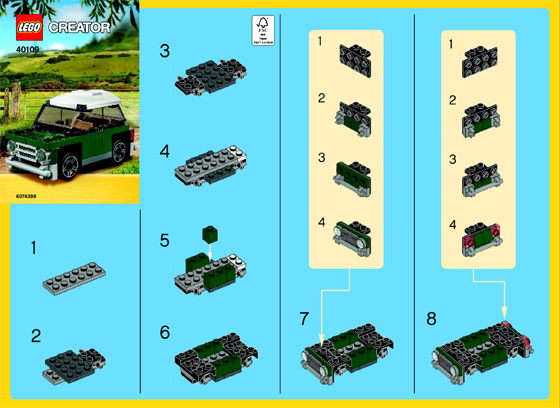 perspektiv inkompetence Tid Mini MINI Cooper polybag : Set 40109-1 | BrickLink