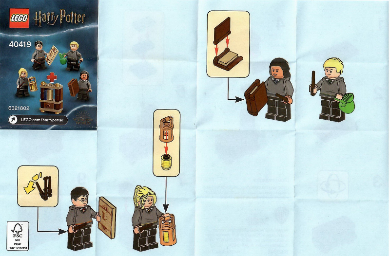 LEGO Harry Potter 40419 Hogwarts Students Exclusive Minifigures
