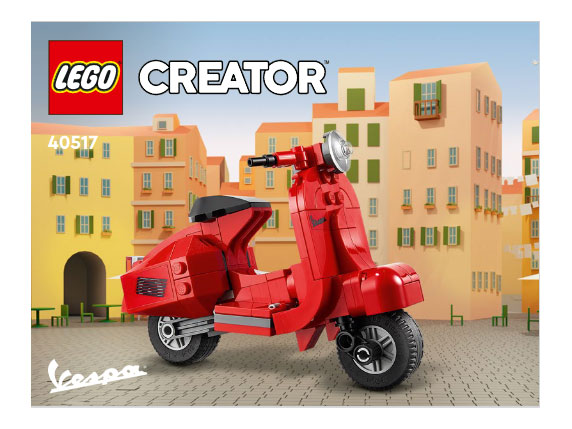 BrickLink - Set 40517-1 : LEGO Vespa [Creator:Model:Traffic 