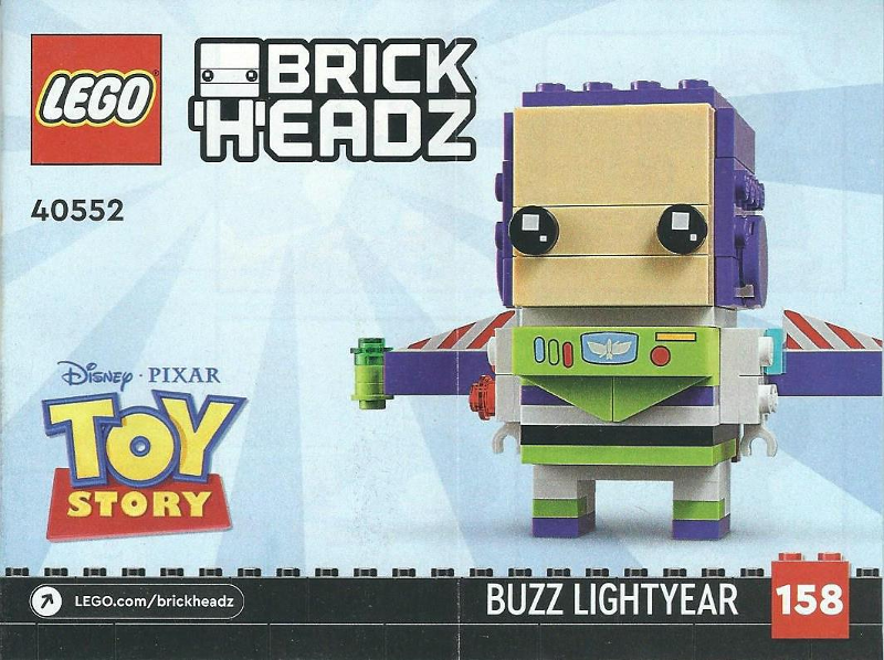 LEGO 40552 BrickHeadz Disney Buzz Lightyear