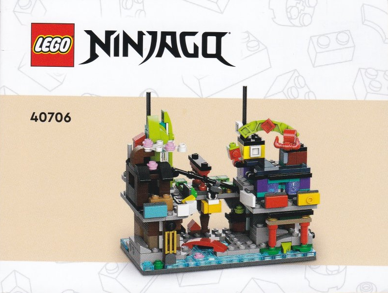 Micro NINJAGO City Markets : Set 40706-1 | BrickLink