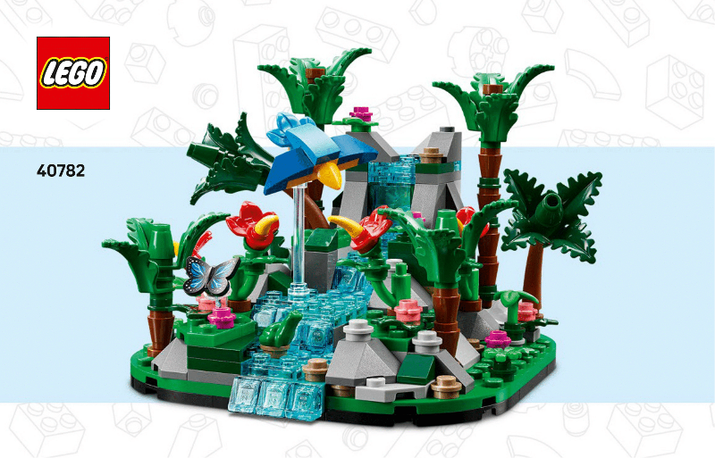Tropical Rainforest Diorama : Set 40782-1 | BrickLink