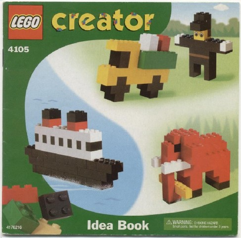 Boite de briques Lego Creator 4105 - jouets rétro jeux de société
