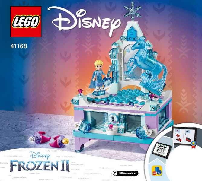 LEGO 41168 Il Portagioielli di Elsa per Realizzare un Bello Portagioielli H5E 