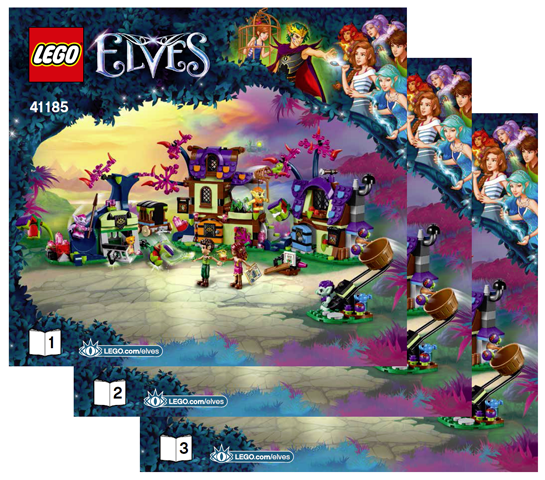 Lego Elves STICKER from Magic Rescue from the Goblin Village set 41185 New 