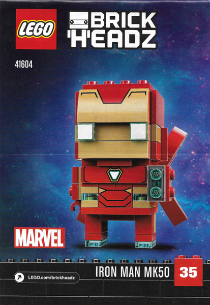 lego brickheadz iron man mk 50