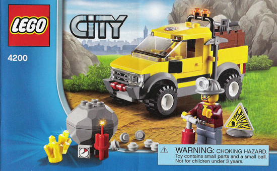 LEGO 4200 + 4201 - City - Construction Machinery - Loader and Dump Truck -  Incom