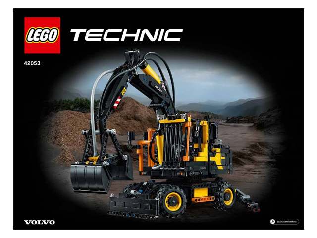 BrickLink - Set 42053-1 : LEGO Volvo EW160E [Technic:Model 