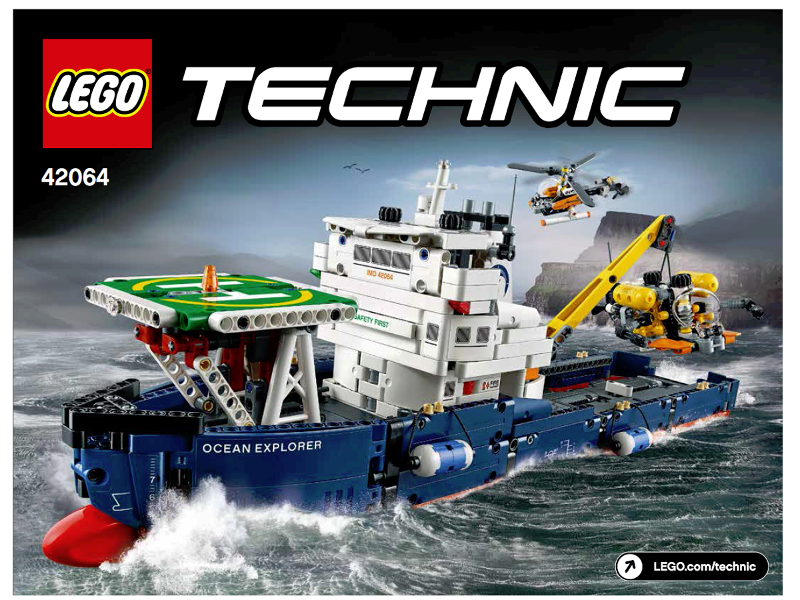 Lego Technik Aufkleber zum 42064 Ocean Explorer »NEU« 