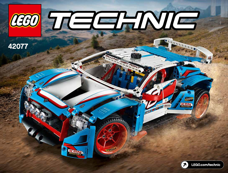 LEGO Technic 42077 RALLY AUTO la voiture de RALLYE RALLY CAR n1/18 