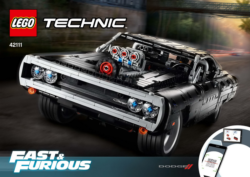 LEGO Technic 42111 Fast & Furious La Dodge Charger de Dom