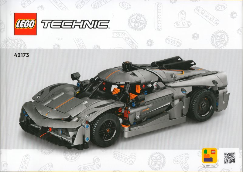 まるページ Koenigsegg Jesko Absolut Gray Hypercar : Set 42173-1 | BrickLink