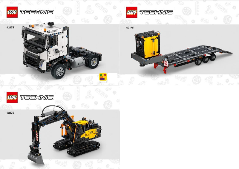 Volvo FMX Truck & EC230 Electric Excavator : Set 42175-1