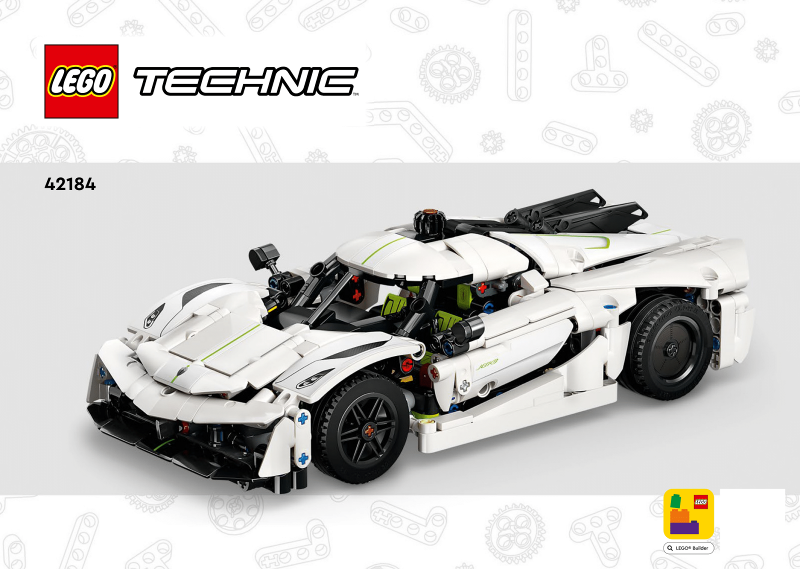 Koenigsegg Jesko Absolut White Hypercar : Set 42184-1
