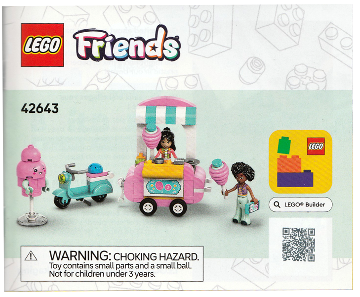 cotton*ページ Cotton Candy Stand and Scooter : Set 42643-1 | BrickLink