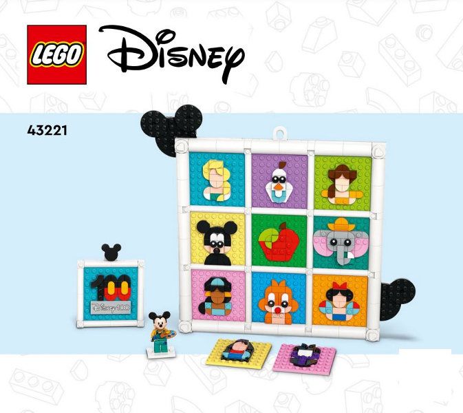 43221 - LEGO® Disney - 100 Ans d'Icônes Disney LEGO : King Jouet