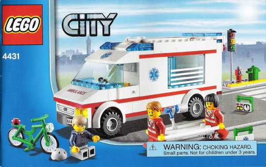 lego city ambulance 4431
