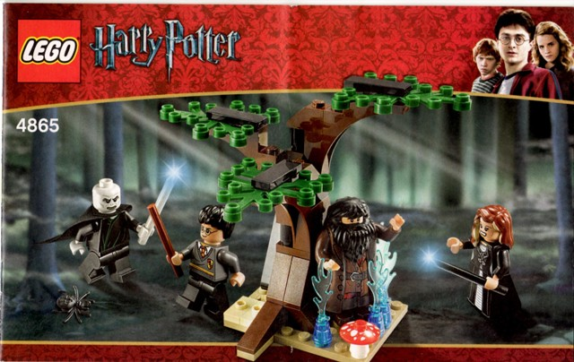 MANUAL ONLY ⭐️LEGO 4865 HARRY POTTER THE FORBIDDEN FOREST GRADE A⭐️ 