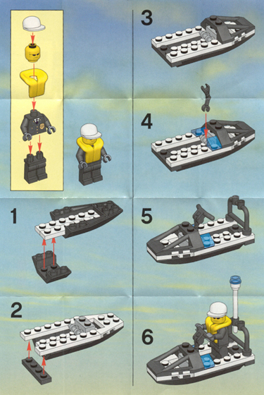 Police Jet Ski polybag