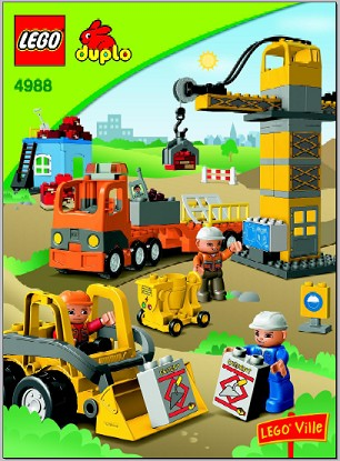 LEGO® DUPLO® 4988 Großbaustelle NEU OVP_ Construction Site NEW MISB NRFB 