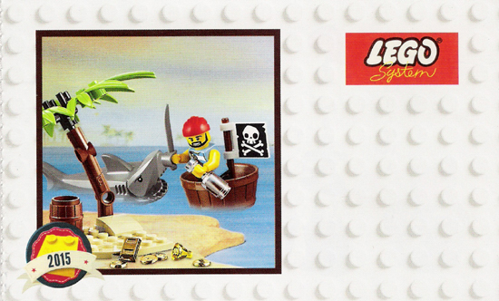 LEGO 5003082 ESCLUSIVA EDIZIONE LIMITATA 2015 L'AVVENTURA DEL PIRATA NUOVO NEW 