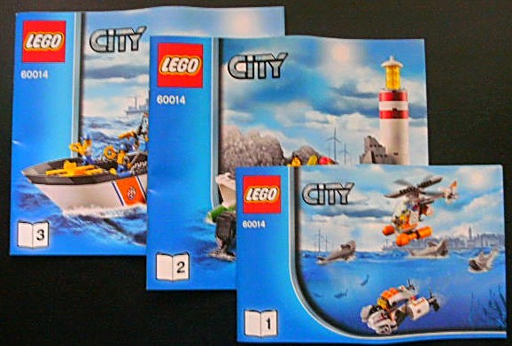 2013 Ersatz Aufkleber/Sticker Set für LEGO Set 60014 Coast Guard Patrol 