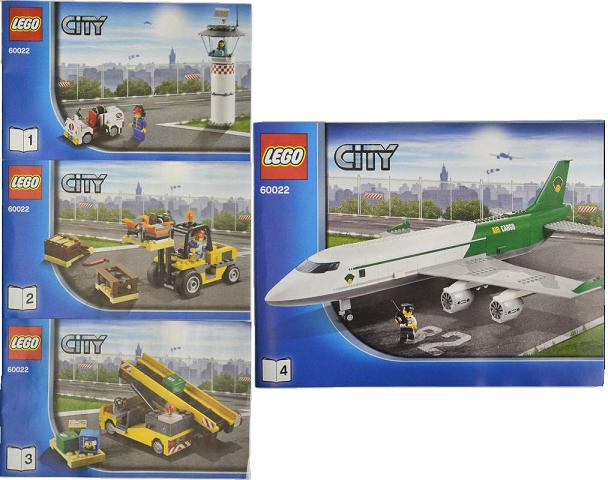 ONLY aircraft Lego 60022 City Cargo Terminal; airplane airport; NO other items