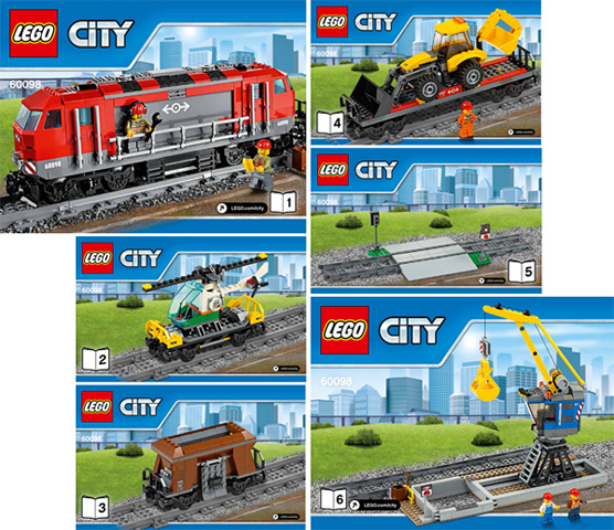 LEGO City Heavy-Haul Train Set #60098 