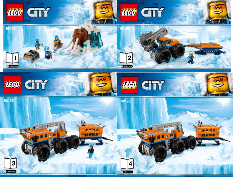 - Set 60195-1 : LEGO Arctic Mobile Exploration Base [Town:City:Arctic] - BrickLink Reference Catalog
