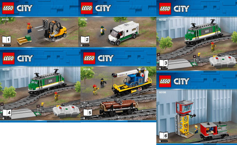 BrickLink - Set 60198-1 : LEGO Cargo Train [Train:RC Train] - Reference Catalog