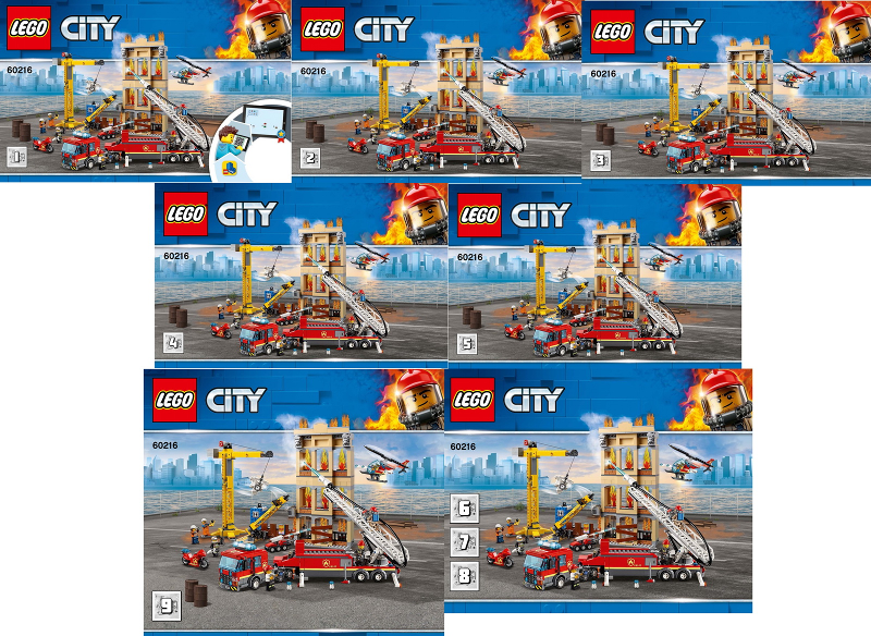 Bricklink Set 1 Lego Downtown Fire Brigade Town City Fire Bricklink Reference Catalog