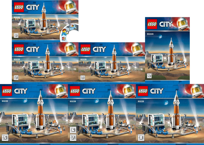 BrickLink - Set 60228-1 : LEGO Deep Space and Launch Control [Town: Port] - BrickLink Reference