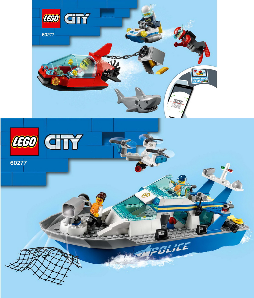 LEGO Town Sets: City 60277 Police Patrol Boat NEW-60277