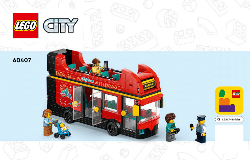 Double-Decker Sightseeing Bus : Set 60407-1 | BrickLink