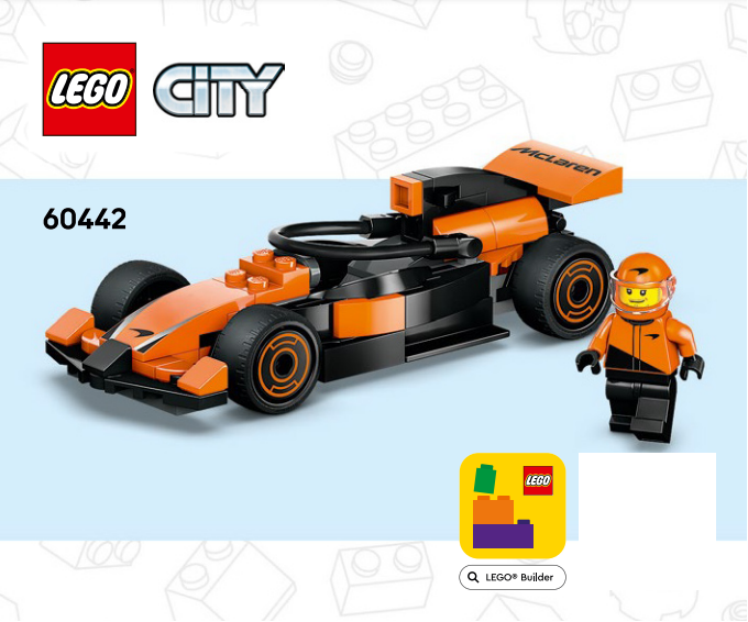 F1 Driver with McLaren Race Car : Set 60442-1 | BrickLink