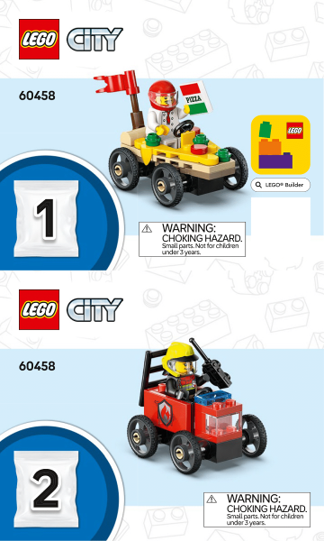 Pizza vs. Fire Truck : Set 60458-1 | BrickLink