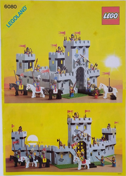 King's Castle Precut Custom Replacement Stickers voor Lego Set 6080 1984