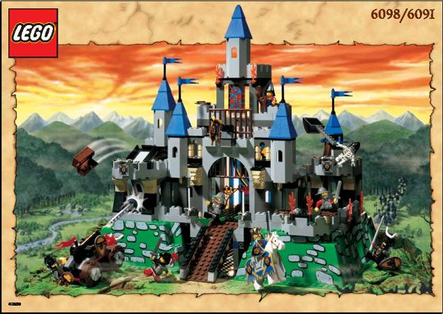 LEGO VINTAGE  MINIFIG   king   6091-6098  King Leo's Castle 
