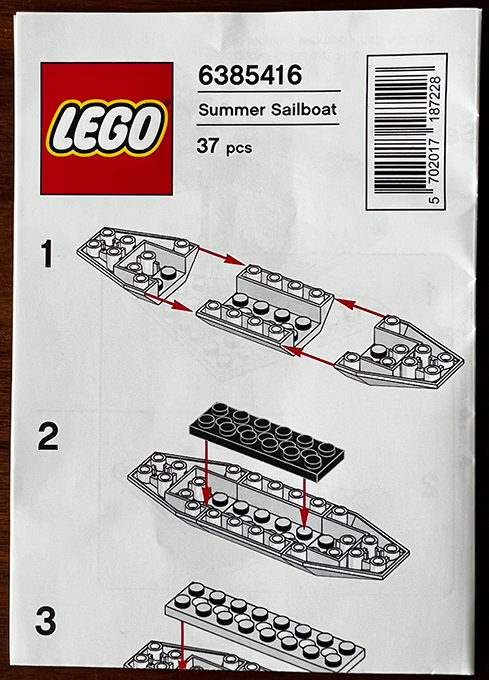 LEGO Brand Store Exclusive Build - Summer Sailboat