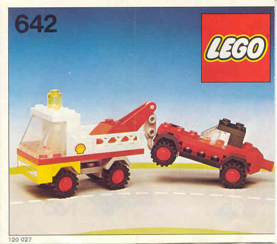 Ersatz Aufkleber/Sticker Set für LEGO 642 Tow Truck and Car 1978 