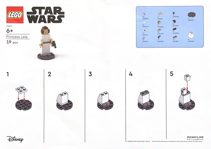 LEGO Brand Store Exclusive Build - Star Wars Princess Leia
