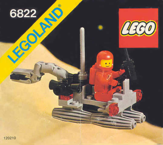 Lego Spazio 6821 completo con libretto senza scatola
