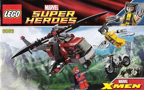 Bricklink Set 6866 1 Lego Wolverines Chopper Showdown