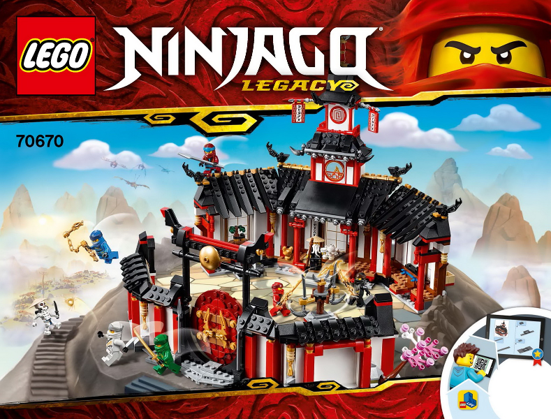 70670 LEGO Ninjago Monastery of Spinjitzu 1070 Pieces Age 9 New Release 2019!
